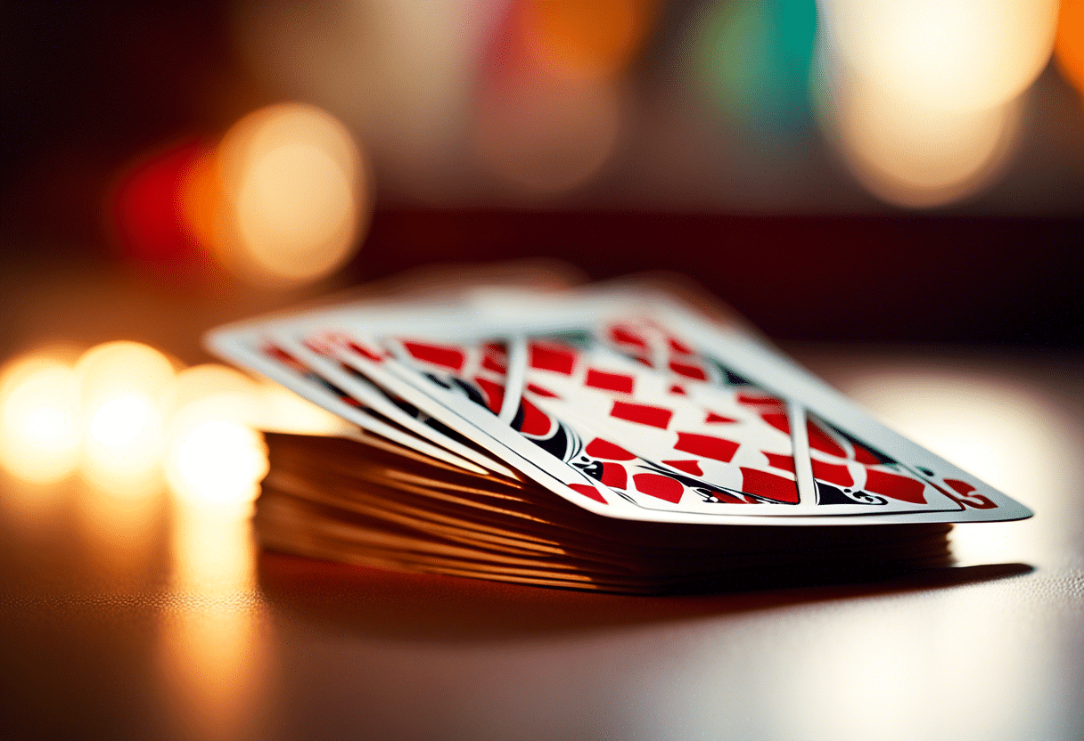 Tirage de cartes avec des symboles mystiques  
Cartes disposées sur une table pour une lecture